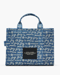 Marc Jacobs The Joy Denim Medium Tote Bag Indigo Multi BAGS