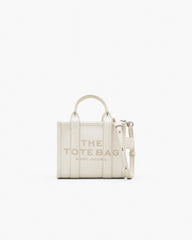Marc Jacobs The Leather Crossbody Tote Bag Cotton/Silver BAGS