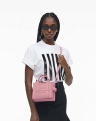 Marc Jacobs The Leather Crossbody Tote Bag Ribbon Pink BAGS