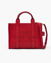 Marc Jacobs The Leather Medium Tote Bag True Red BAGS
