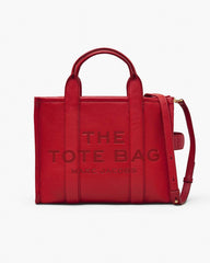 Marc Jacobs The Leather Medium Tote Bag True Red BAGS