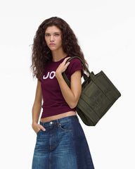 Marc Jacobs The Puffy Nylon Medium Tote Bag Army Green BAGS|NEW ARRIVALS
