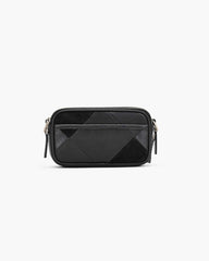 Marc Jacobs The Suede Patchwork Snapshot Black Multi BAGS|NEW ARRIVALS