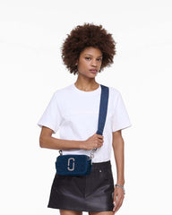 Marc Jacobs The Crystal Denim Snapshot Dark Wash Crystal BAGS