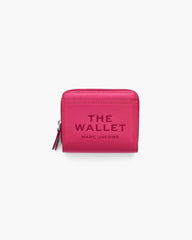 Marc Jacobs The Leather Mini Compact Wallet Raspberry Pink WALLETS