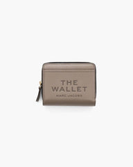 Marc Jacobs The Leather Mini Compact Wallet Cement WALLETS