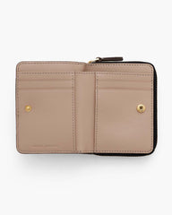 Marc Jacobs The Leather Mini Compact Wallet Cement WALLETS