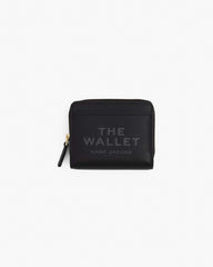 Marc Jacobs The Leather Mini Compact Wallet Black WALLETS