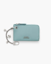 Marc Jacobs The Everyday Top Zip Charm Wallet Sky Blue WALLETS|ACCESSORIES|NEW ARRIVALS