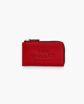 Marc Jacobs The Leather Top Zip Multi Wallet True Red WALLETS|NEW ARRIVALS