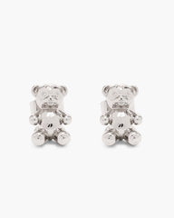 Marc Jacobs The Teddy Bear Stud Earrings Light Antique Silver JEWELRY|NEW ARRIVALS