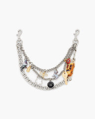 Marc Jacobs The Trinket Charm Chain Shoulder Strap Nickel ACCESSORIES|NEW ARRIVALS