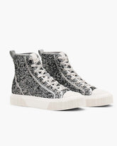 Marc Jacobs The Sequin High Top Sneaker Silver SHOES|NEW ARRIVALS
