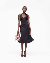 Marc Jacobs Sculpted Satin Halter Dress Black READY TO WEAR|NEW ARRIVALS