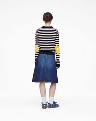 Marc Jacobs Joy Striped Crewneck Black/White READY TO WEAR