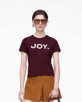Marc Jacobs Joy. Slim Tee Dark Plum READY TO WEAR