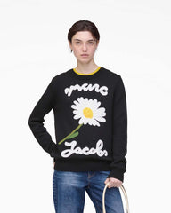 Marc Jacobs Marc Is Joy Jacquard Crewneck Black READY TO WEAR