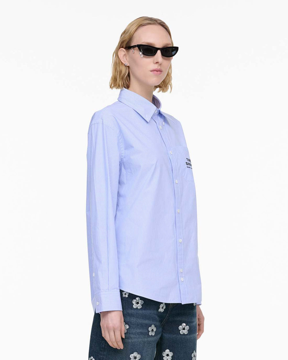 Marc Jacobs THE STRIPED SHIRT Sky Blue READY TO WEAR