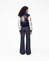 Marc Jacobs The A.P.C. X Marc Jacobs Varsity Jacket Dark Navy/White READY TO WEAR