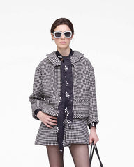 Marc Jacobs Gingham Tweed Jacket Black Multi READY TO WEAR|NEW ARRIVALS