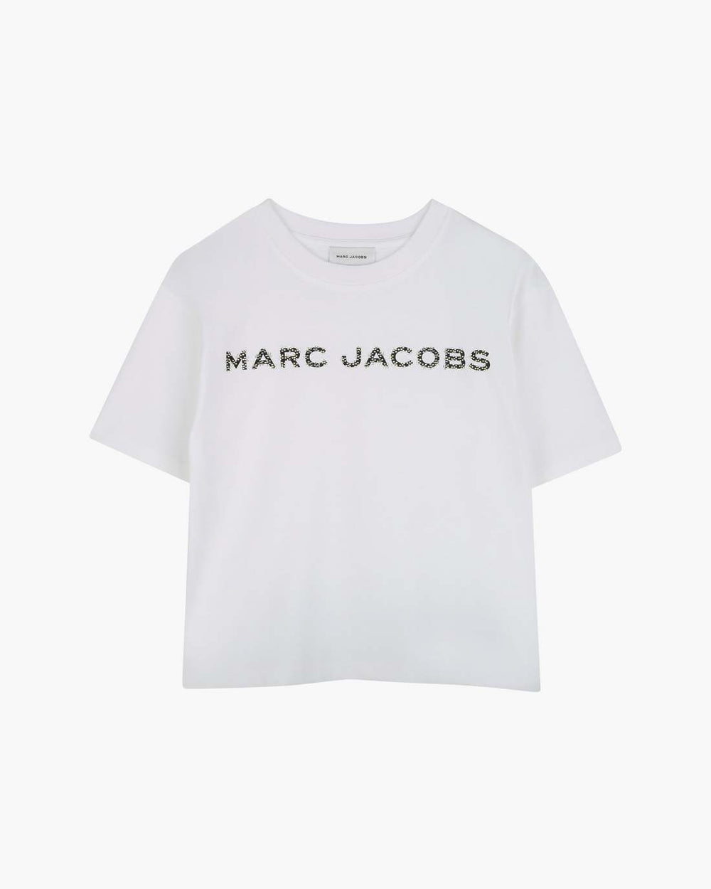 Marc Jacobs The Crystal Daisy Logo Tee White READY TO WEAR
