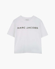 Marc Jacobs The Crystal Daisy Logo Tee White READY TO WEAR