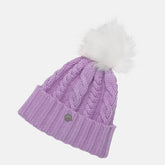 Kite Purple Lux Knit Pom Beanie / New Balance Women