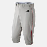 Grey/Red Adversary 2 Baseball Piped Knicker Athletic / New Balance Men