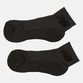 Grey Cooling Cushion Performance Quarter Socks 2 Pair / New Balance Women|Men