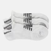 White Strategic Cushion Low-Cut Tab Socks 3 Packs / New Balance Women|Men