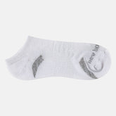 White Performance Cushion No Show Socks 3 Pack / New Balance Women|Men