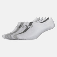 White No Show Liner Socks 6 Pack / New Balance Women|Men