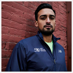 Eclipse Heather NYC Marathon Jacket / New Balance Men