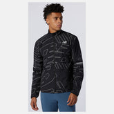 Black Reflective Accelerate Protect Jacket / New Balance Men