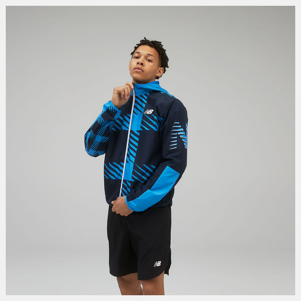 Helium Printed Fast Flight Jacket / New Balance Men