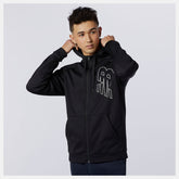 Black Tenacity Performance Fleece Full Zip / New Balance Men