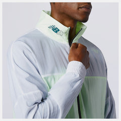 Bleached Lime Glo NB Essentials NBX Jacket / New Balance Men