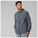 Athletic Grey/Black and White NB Basketball Finisher Full Zip / New Balance Men
