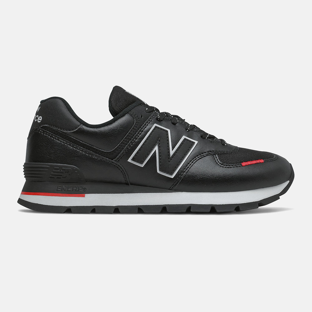 Black/Velocity Red 574 Rugged / New Balance Men