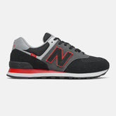 Black/Velocity Red 574 / New Balance Men