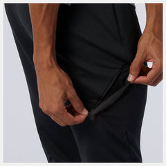 Black Heather Q Speed Run Pant / New Balance Men