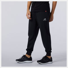 Black NB Essentials Embroidered Pant / New Balance Women|Men