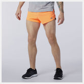 Citrus Punch Impact Run 3 Inch Split Short / New Balance Men
