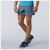 Ocean Grey Impact Run 5 Inch Short / New Balance Men