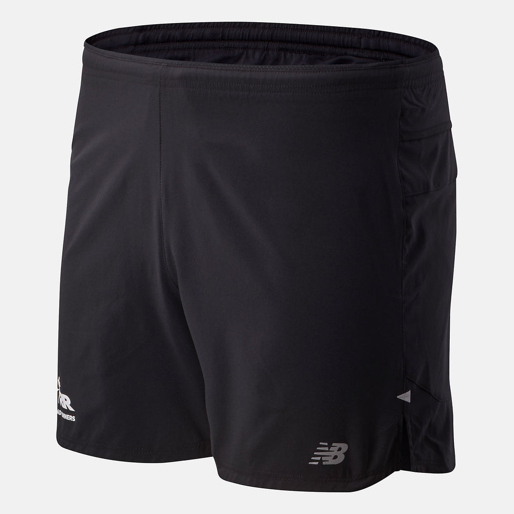Black RFL Impact Run 5 Inch Short / New Balance Men