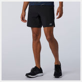 Black Impact Run 7 Inch Short / New Balance Men