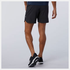 Black Impact Run 7 Inch Short / New Balance Men