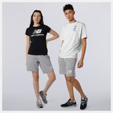 Athletic Grey NB Essentials Stacked Logo Short / New Balance Women|Men