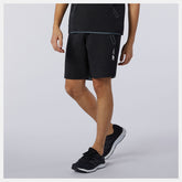Black Heather Fortitech Fleece Short / New Balance Men