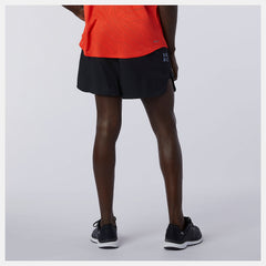 Black Q Speed Fuel 5 Inch Short / New Balance Men